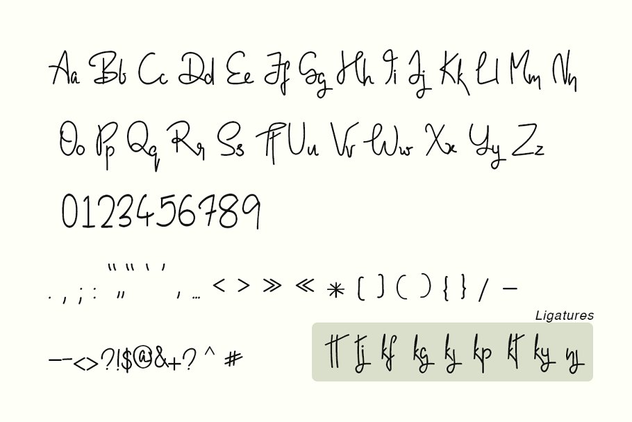 Пример шрифта Norletta #2